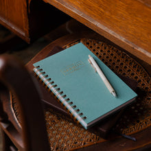Load image into Gallery viewer, Sermon Notes Journal - Teal Spiral
