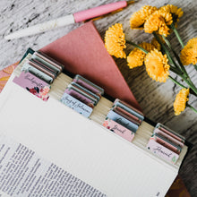 Load image into Gallery viewer, Floral Bible Tabs

