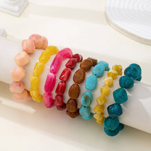 Load image into Gallery viewer, Bohemian Resin Nugget Stretch Bracelet | 80B1868
