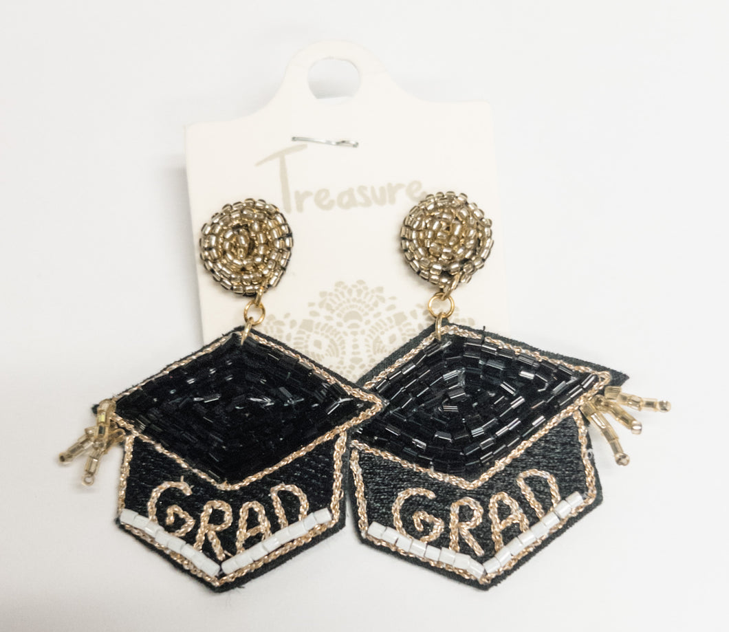 GRADUATION CAP EARRINGS