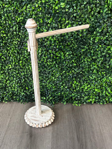 MP WOOD BEADED TOWEL HOLDER