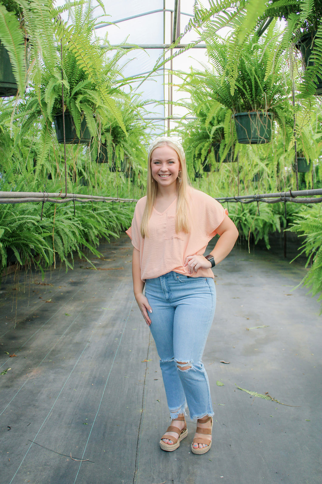 COMFORT WAIST MOM FIT JEANS