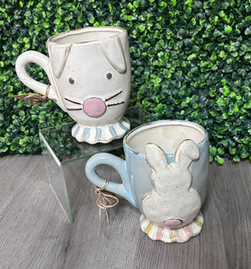 MP BUNNY PEDESTAL MUGS