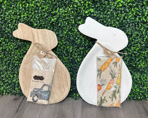 MP BUNNY BOARD AND TOWEL SET
