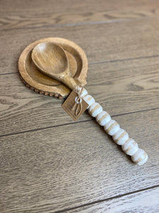 MP BEADED SPOON REST