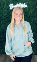 Load image into Gallery viewer, MINERAL BLUE WINDBREAKER JACKET
