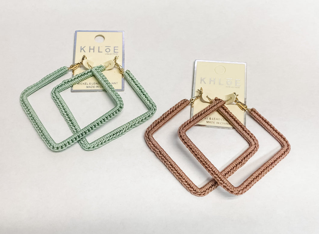 THREAD SQUARE HOOPS